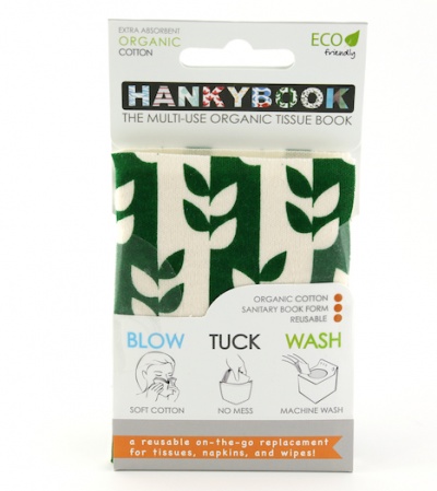 Hanky Book Original Single - Green Vine